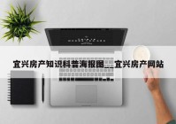 宜兴房产知识科普海报图__宜兴房产网站