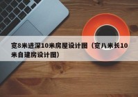 宽8米进深10米房屋设计图（宽八米长10米自建房设计图）