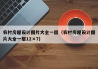 农村房屋设计图片大全一层（农村房屋设计图片大全一层12×7）