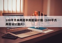 100平方米两层半房屋设计图（100平方两层设计图片）