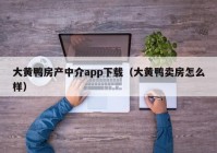 大黄鸭房产中介app下载（大黄鸭卖房怎么样）